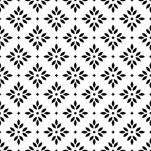 Repeating Of Star Like Shapes And stencil photo 7