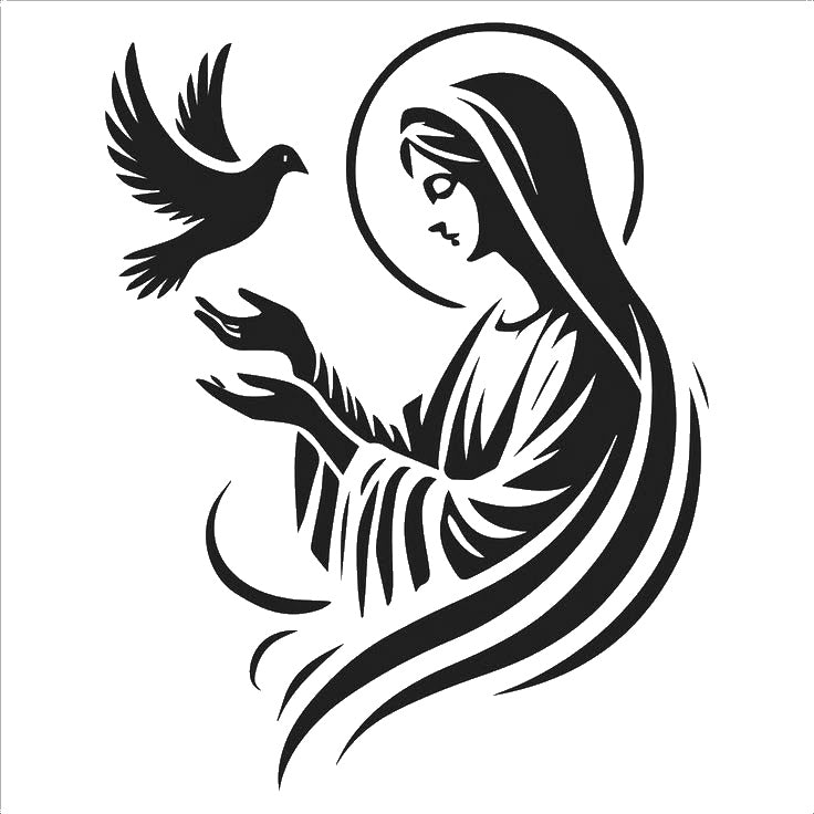 Figure With Long Hair And Arms stencil photo 7
