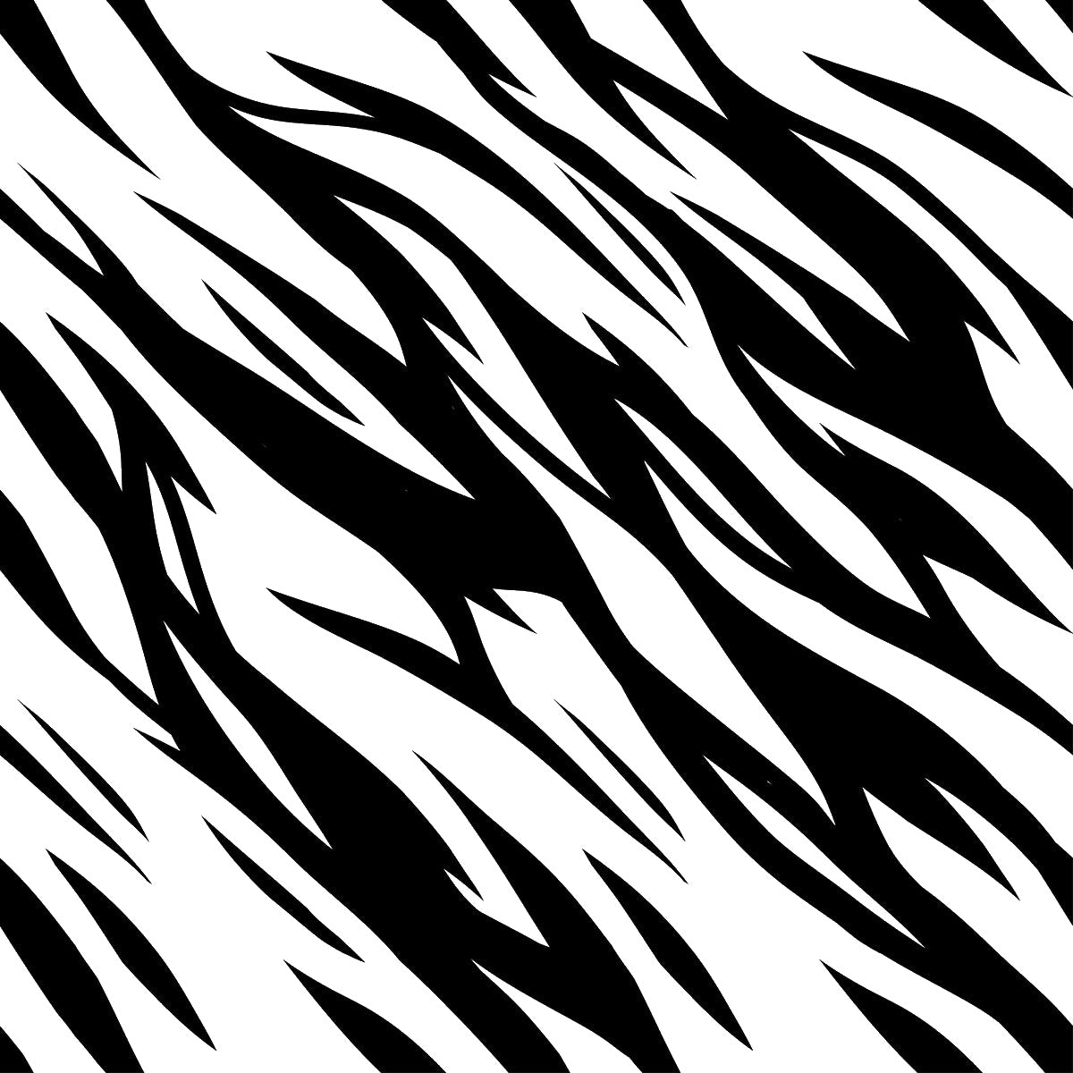 Curved Alternating In Direction And Width stencil photo 7