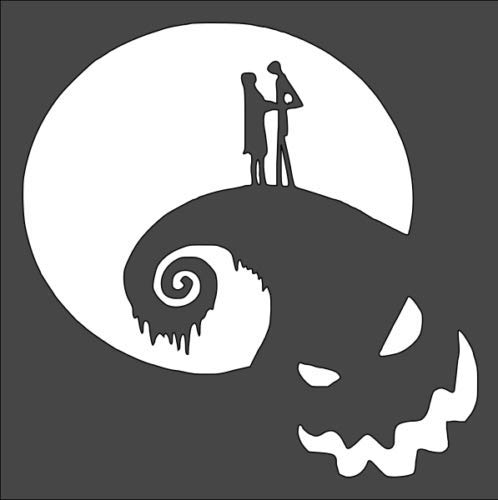 Stencil Moon Lovers, Plastic Reusable, 5.5 x 5.5 inch reusable Mylar wall painting stencil