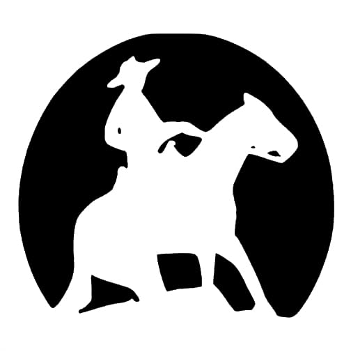 Cowboy Riding a Horse Stencil for Painting, Plastic Reusable 5.5" x 5.5" – Ideal for DIY Crafts stencil photo 2