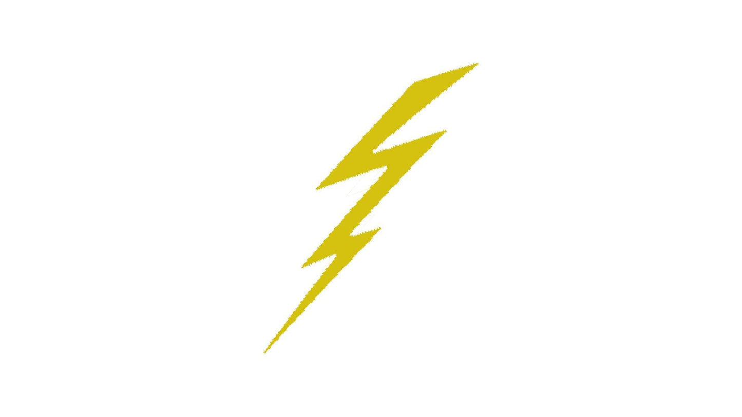 Lightning Bolt Stencil, Reusable Mylar, 4-Inch, Ideal for Superhero Themes and Bold Decor, White stencil photo 2
