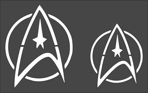 Stencil Space Stars Signs, Plastic Reusable, 8 x 5 Inch reusable Mylar wall painting stencil