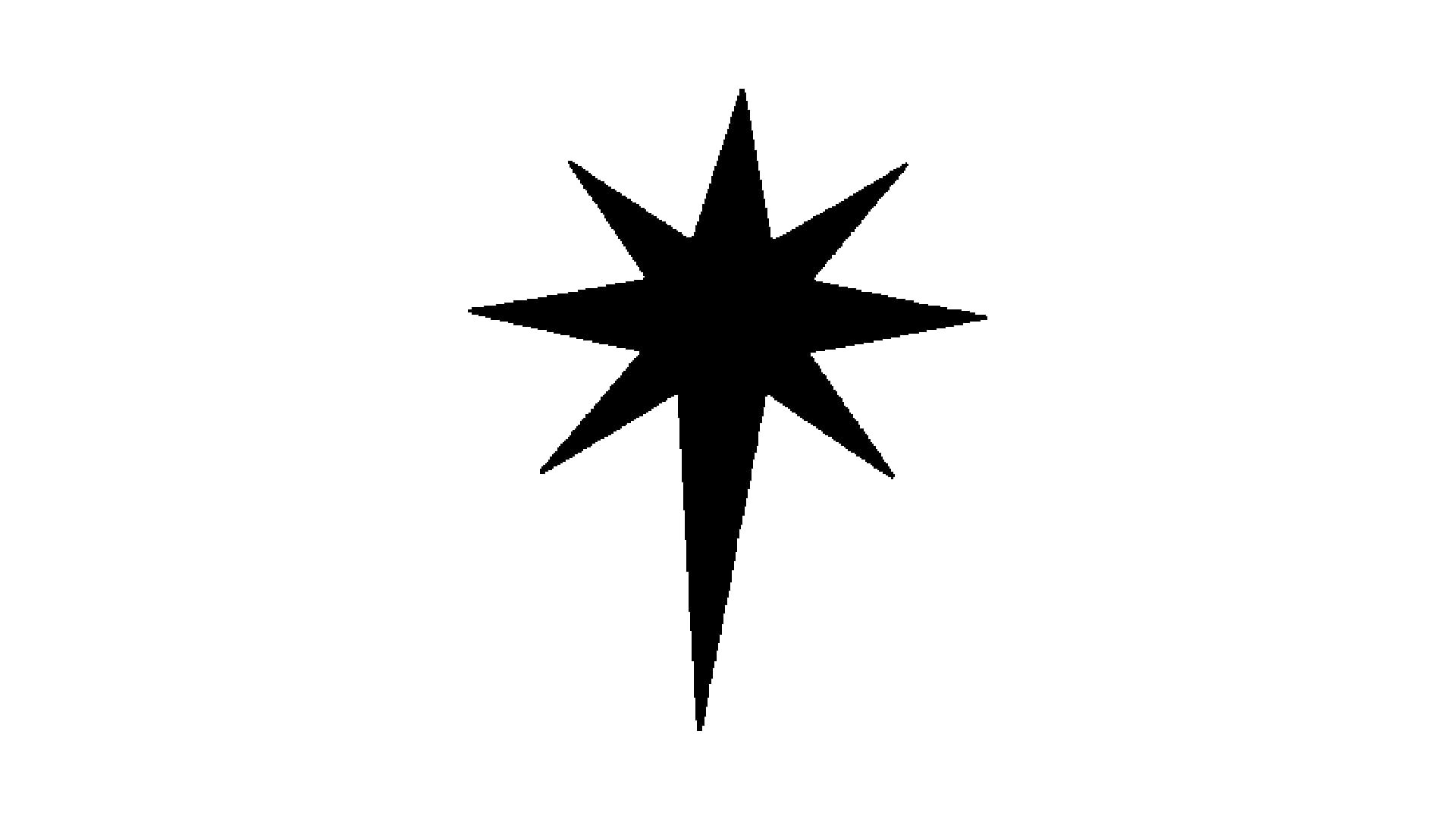 North Star Stencil for Painting, 4-Inch, Reusable Plastic, Navigational Crafting and Home Decor reusable Mylar wall painting stencil