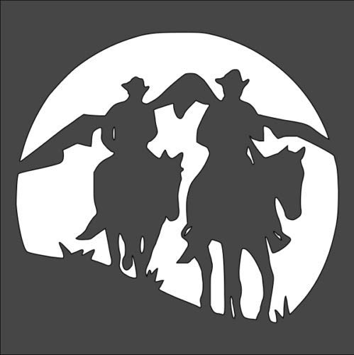 Stencil Cowboy, Plastic Reusable, 5 x 5 Inch reusable Mylar wall painting stencil