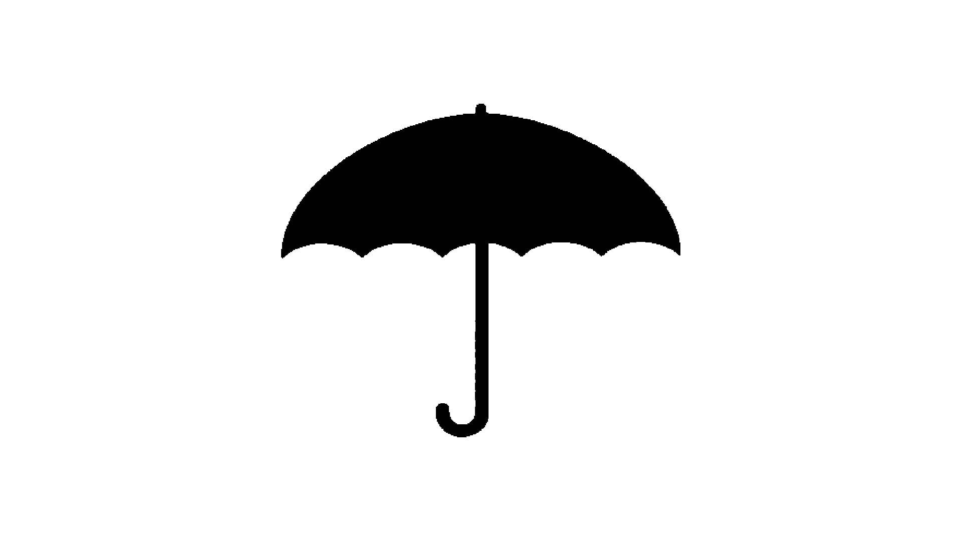 Umbrella Stencil, 4-Inch, Reusable Plastic, Rain-Themed Crafting and Home Decor, DIY Weather reusable Mylar wall painting stencil
