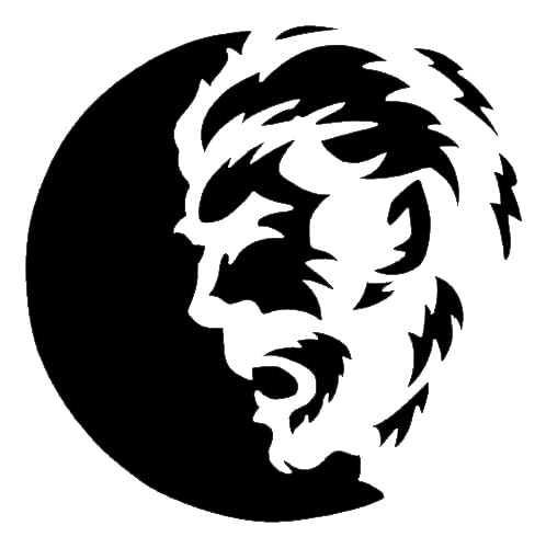 [20Pcs Set] Wolfman Stencil for Painting, Plastic Reusable 5.5" L x 5.5" W – Ideal for DIY Crafts stencil photo 2