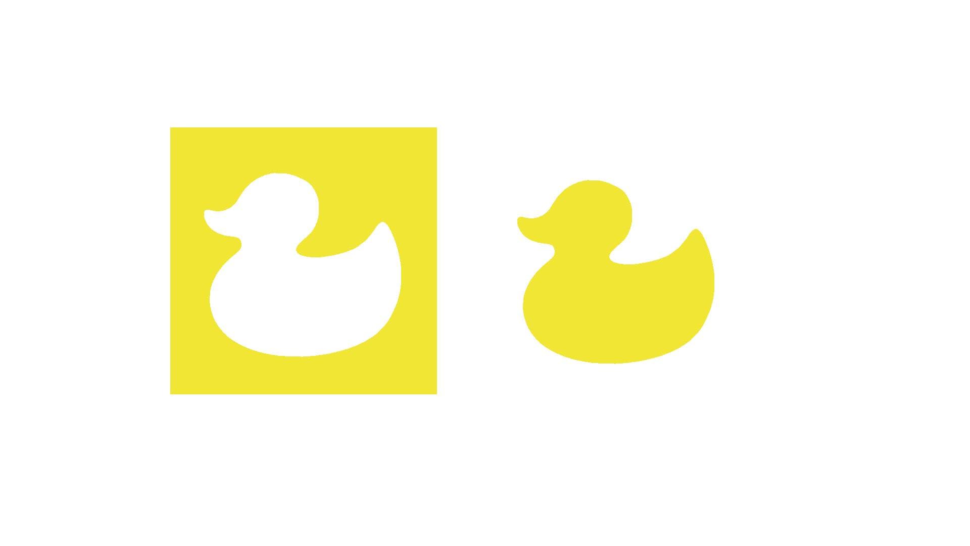 Rubber Duck Stencil, Reusable, Flexible Mylar, 4-Inch, Perfect for Kids' Crafts and Bath Time stencil photo 2