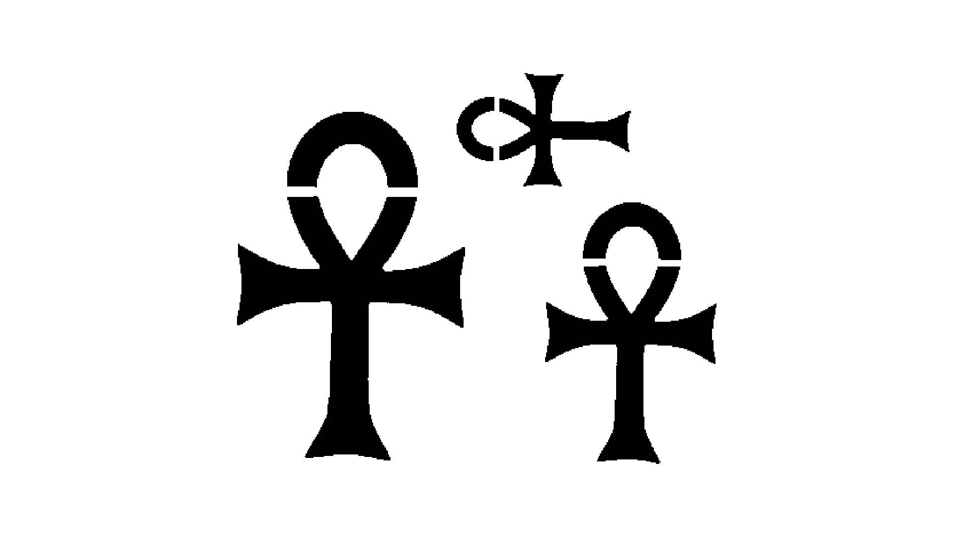 Egyptian Ankh Stencil for Painting, Reusable, Long-Lasting Mylar, 15"L x 6"W, Perfect for Art and reusable Mylar wall painting stencil