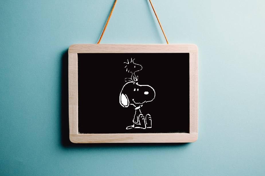 Funny Cartoon Dog Stencil for Painting, Plastic Reusable 8x5 Inches – Ideal for Peanuts-Themed stencil photo 6