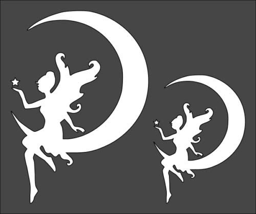 Stencil Fairies Different Size, Plastic Reusable, 5 x 6 inch reusable Mylar wall painting stencil