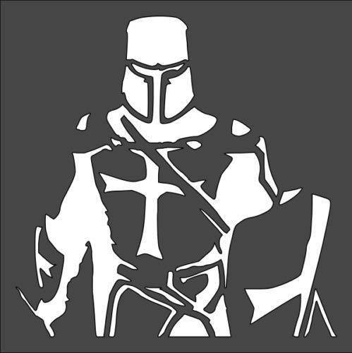 Stencil Knight, Plastic Reusable, 5.5 x 5.5 inch reusable Mylar wall painting stencil