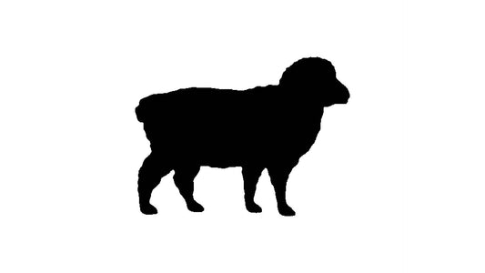 Sheep Stencil for Painting, 4-Inch, Reusable Plastic, Farm Animal Crafting and Home Decor, DIY reusable Mylar wall painting stencil