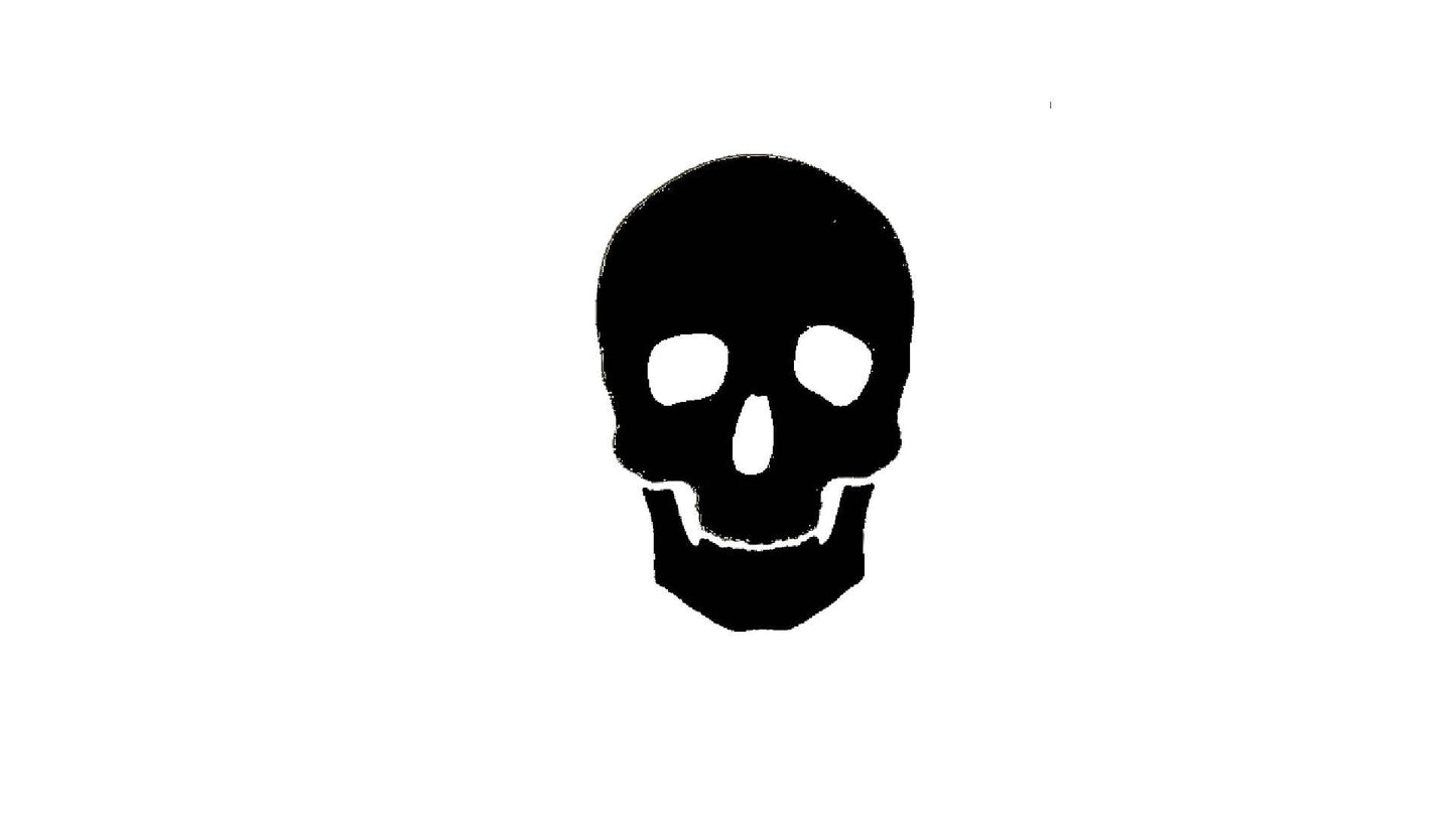 Skull Stencil, Reusable, Precision-Cut Mylar, 4-Inch, Perfect for Halloween Decor and Edgy Art reusable Mylar wall painting stencil
