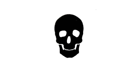 Skull Stencil, Reusable, Precision-Cut Mylar, 4-Inch, Perfect for Halloween Decor and Edgy Art reusable Mylar wall painting stencil