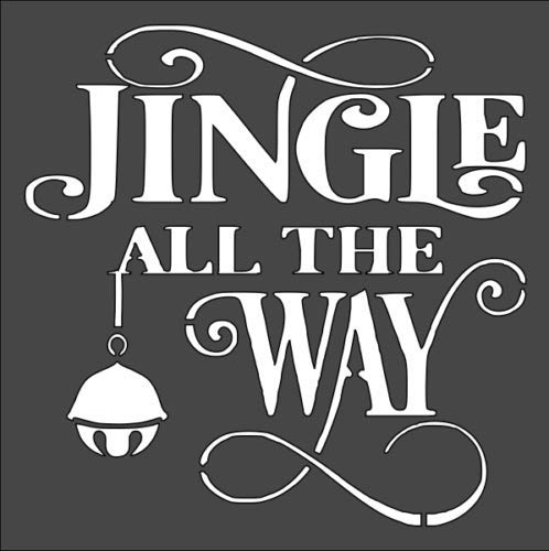 Stencil The Way, Plastic Reusable, 5.5 x 5.5 inch reusable Mylar wall painting stencil