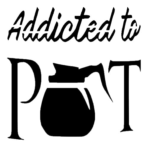Addicted Stencil for Painting - Reusable 5.5x5.5 Inch Plastic Craft Template stencil photo 2