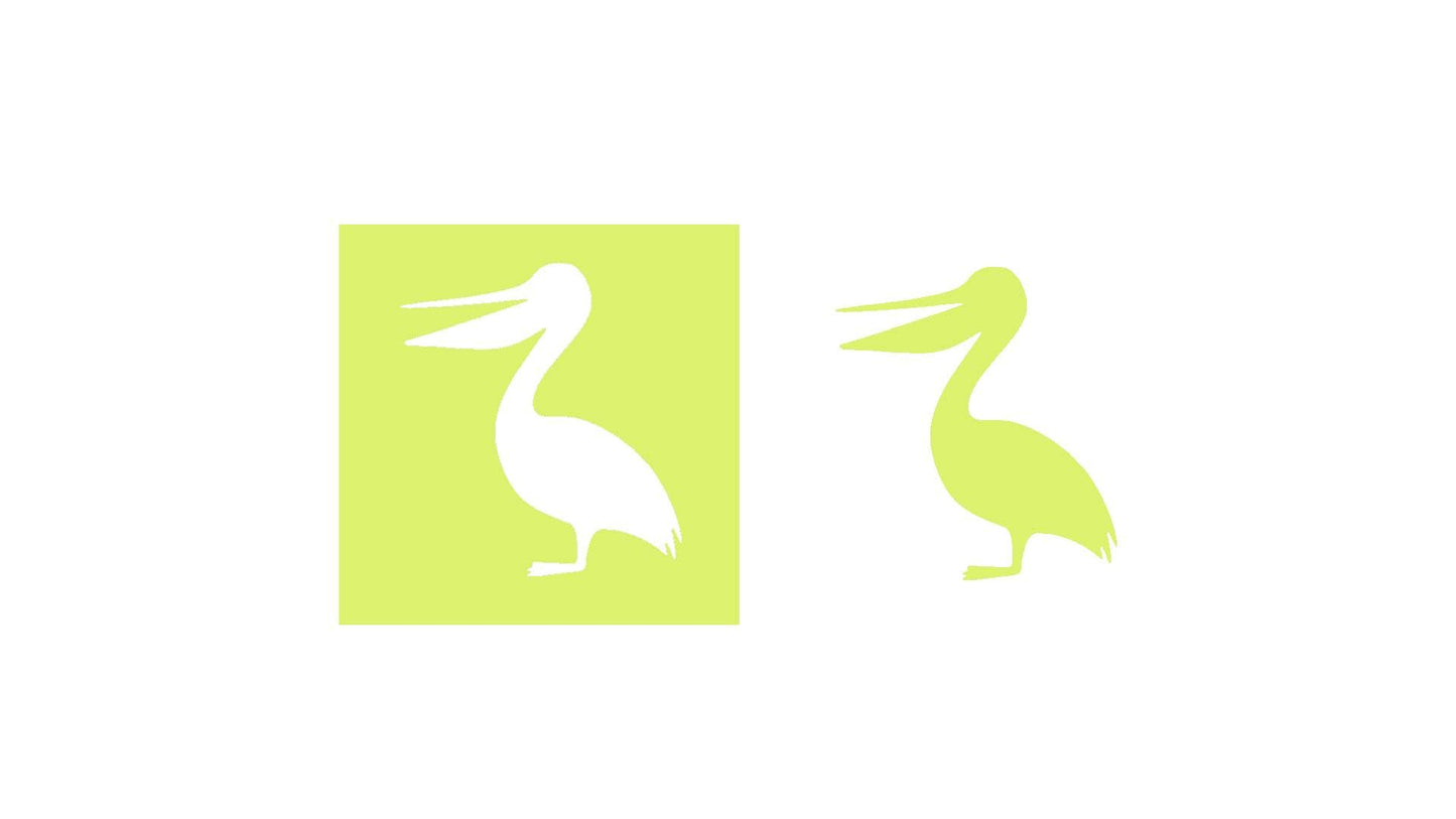 Pelican Stencil, 4-Inch, Reusable Plastic, Coastal Bird Crafting and Home Decor, DIY Nature stencil photo 2