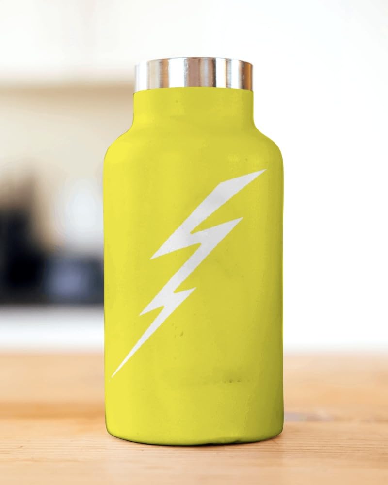 Lightning Bolt Stencil, Reusable Mylar, 4-Inch, Ideal for Superhero Themes and Bold Decor, White stencil photo 3