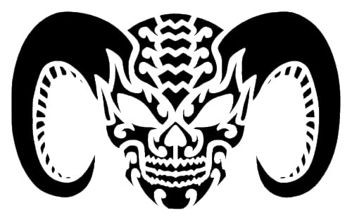[20Pcs Set] Demon Stencil for Painting - Plastic Reusable 8" L x 5" W stencil photo 2