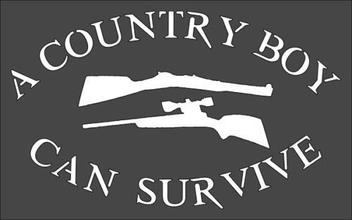 Stencil Hunting Rifle with Scope, Plastic Reusable, 5 x 8 inch reusable Mylar wall painting stencil
