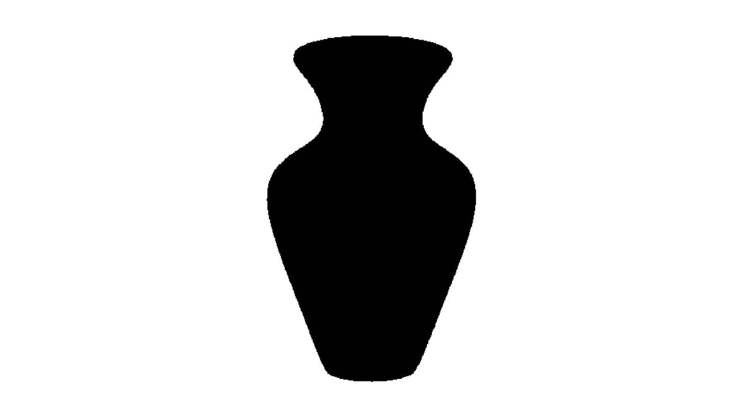 Vase Stencil, Reusable, Precision-Cut Mylar, 4-Inch, Perfect for Home Decor and Art Projects, White reusable Mylar wall painting stencil