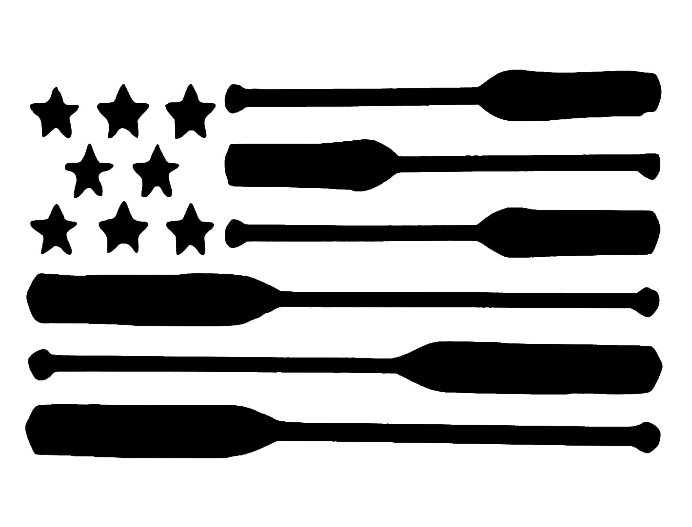 Beach Oars Stars Boat Flag Stencil for Painting, Plastic Reusable 8.5 x 11 Inches – Ideal for stencil photo 2