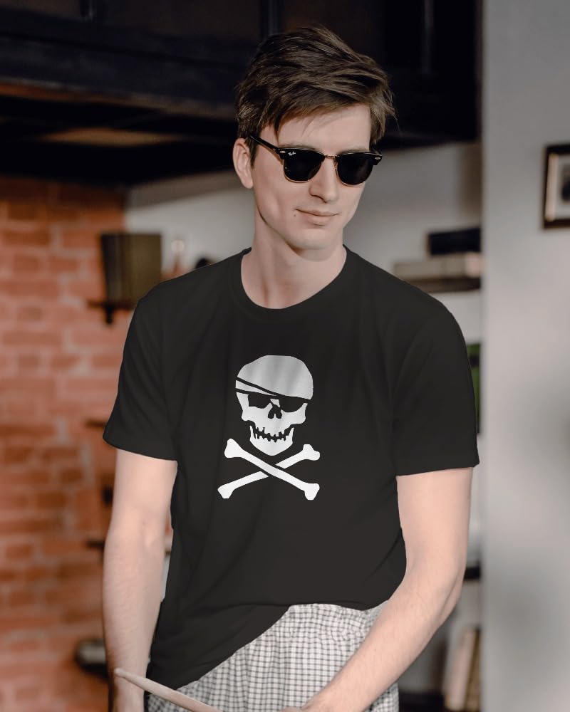 Pirate Skull & Crossbones Reusable Large Stencil 13x19 Inches Mylar, for Party Decorations and stencil photo 6