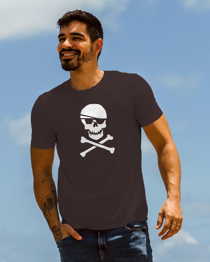 Pirate Skull & Crossbones Reusable Large Stencil 13x19 Inches Mylar, for Party Decorations and stencil photo 2