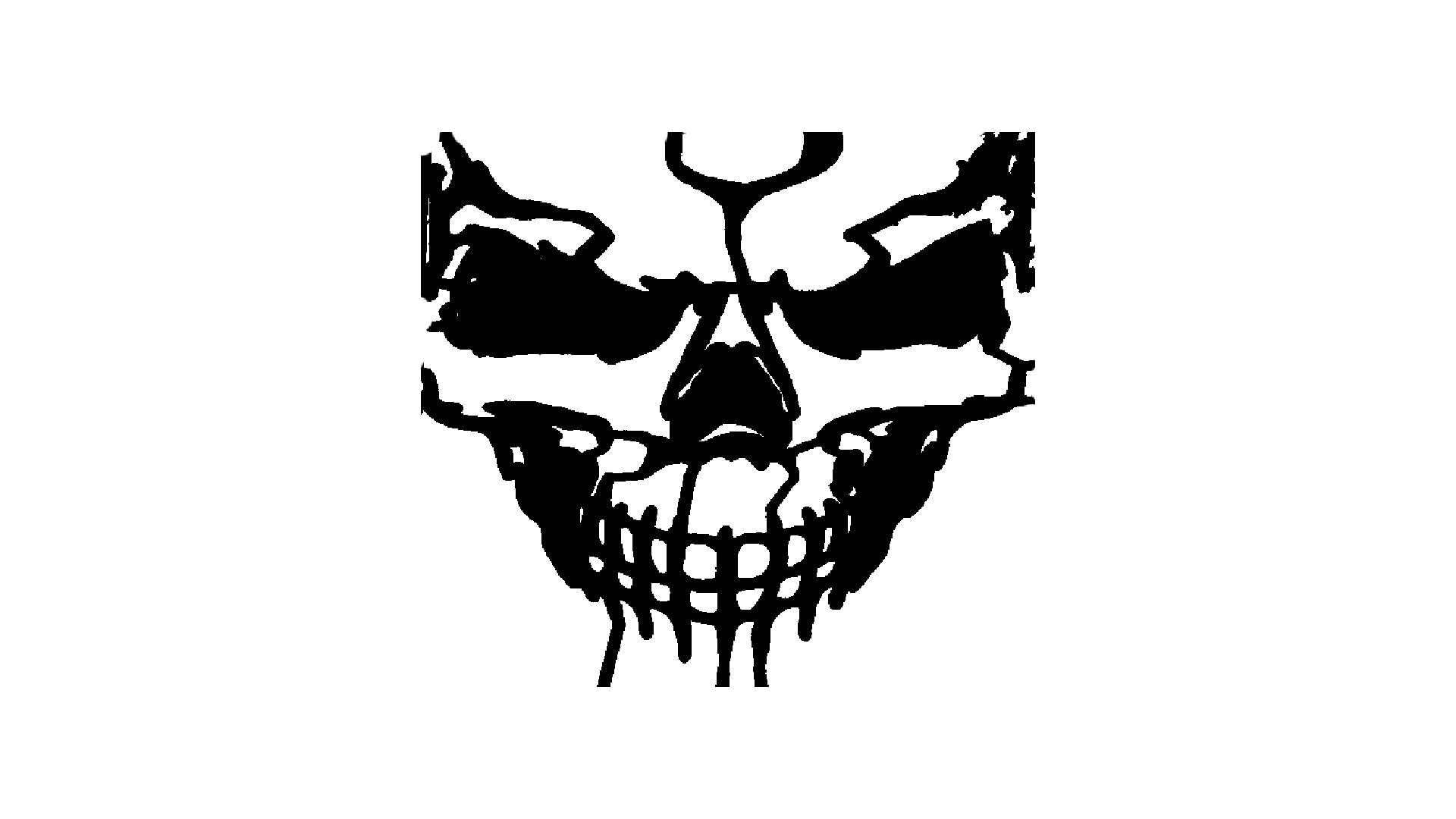 Scary Skull Stencil, Reusable Plastic Template, 5x6 Inch, Durable for Halloween Crafts and Decor reusable Mylar wall painting stencil