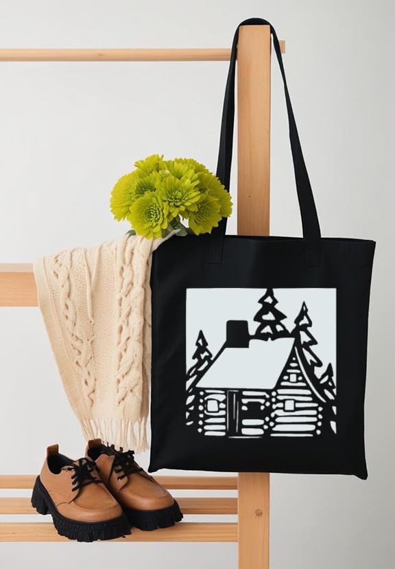 Shed in a Woods Stencil for Painting, Plastic Reusable 5.5x5.5 inch stencil photo 4