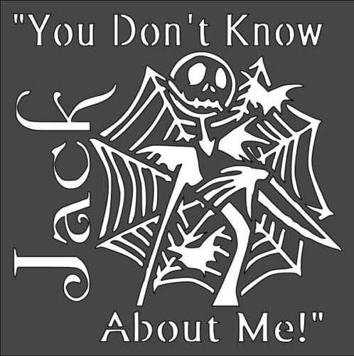 Stencil Spiderweb Skeleton, Plastic Reusable, 5.5 x 5.5 inch reusable Mylar wall painting stencil