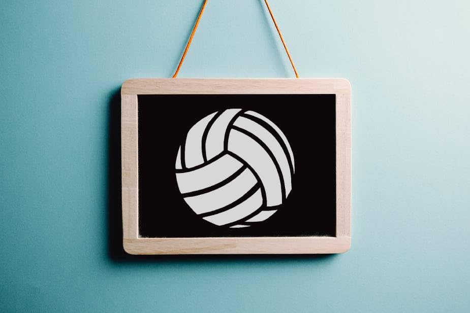 Volleyball Ball Stencil, Reusable, Precision-Cut Mylar, 5.5x5.5 Inches, for Sports-Themed Crafts stencil photo 3