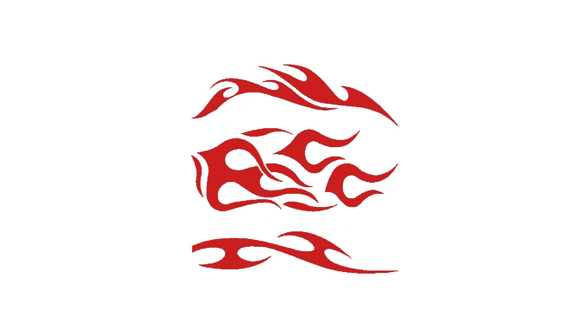 Flames Stencil, Reusable Plastic Template, 8x8 Inch, Durable for Automotive and Artistic Crafts stencil photo 2