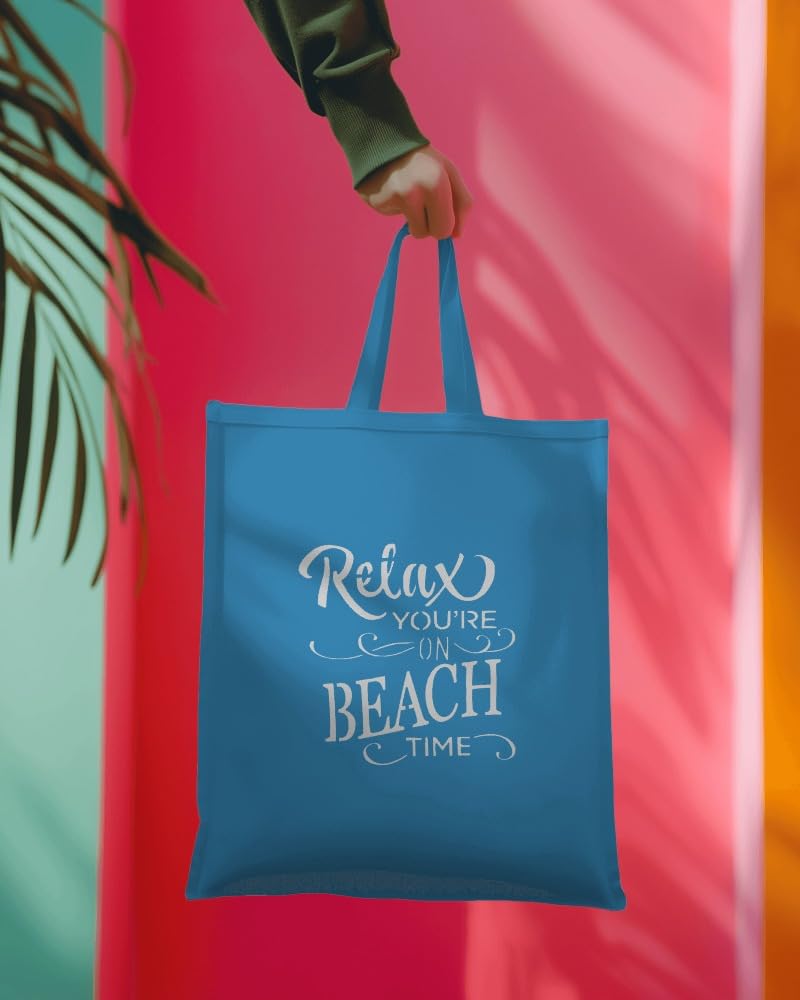 Relax You're on Beach Time Stencil, Reusable Plastic Template, 5.5x5.5 Inch, Durable for Coastal stencil photo 4