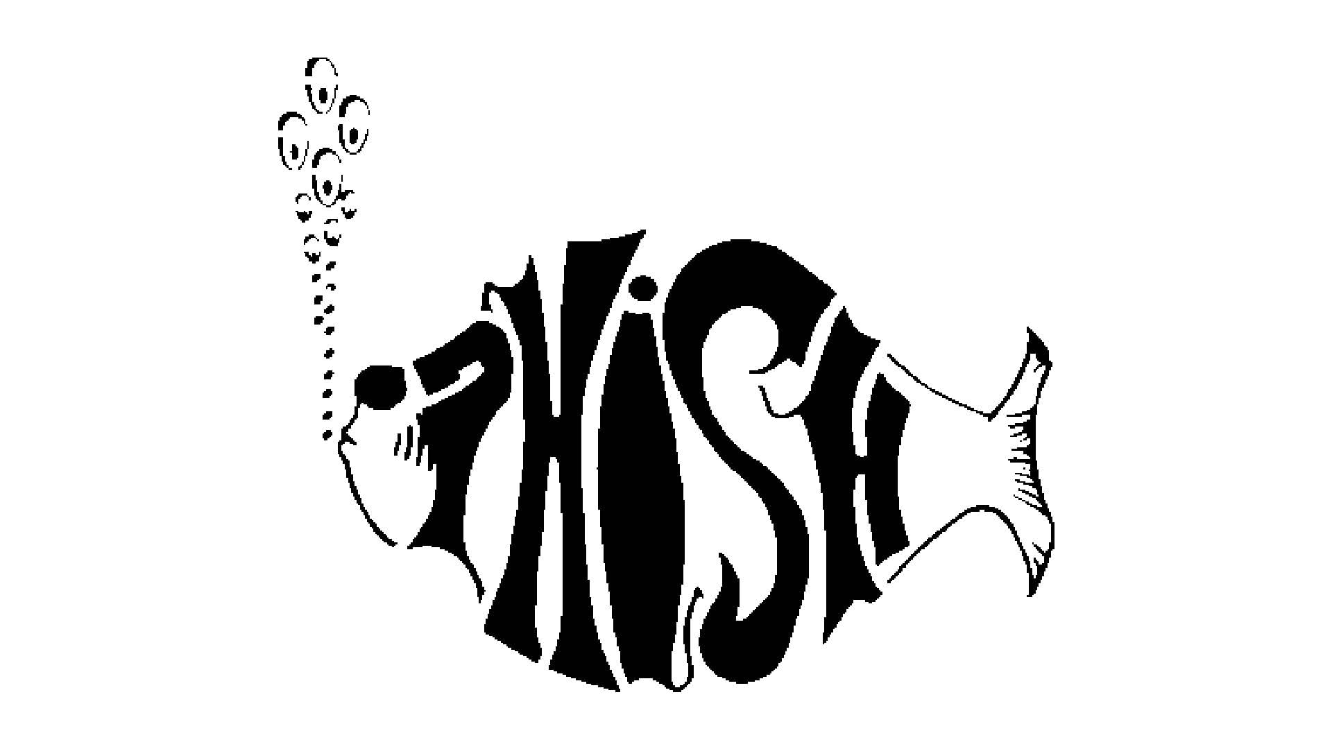 Phish Band Logo Stencil, Reusable Template, 5x6 Inch, Music Fan Art and Craft Tool, White reusable Mylar wall painting stencil