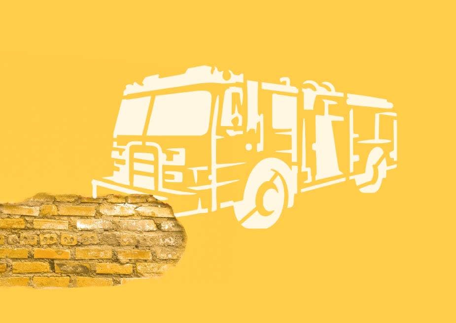 Fire Engine Truck Stencil, Reusable Plastic Template, 8.5x11 Inch, Durable for Educational Crafts stencil photo 6