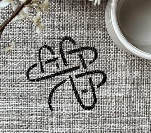 [20Pcs Set] Celtic Design Patterns Curls Stencil for Painting - Reusable Plastic, 8 x 5 Inches stencil photo 4