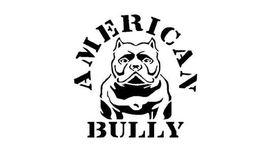 American Bully Dog Stencil, Reusable, Durable Mylar, 5.5x5.5 Inches, for Dog-Themed Crafts and reusable Mylar wall painting stencil
