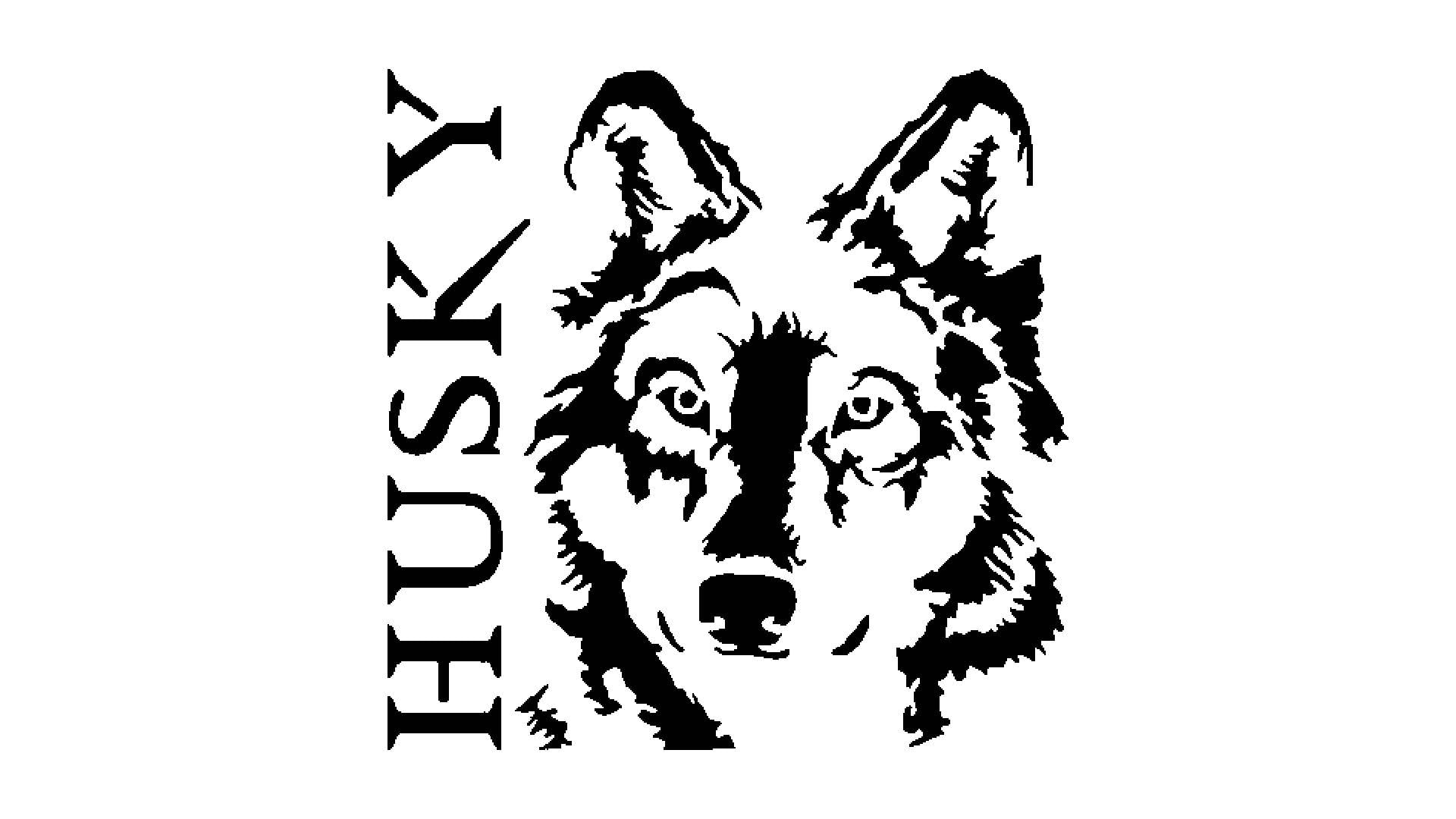 Husky Dog Stencil, Reusable Plastic Template, 5.5x5.5 Inch, Durable for Animal Crafts and Home reusable Mylar wall painting stencil