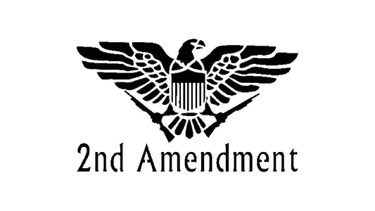 2nd Amendment Stencil, Reusable Plastic Template, 5x8 Inch, Durable for Patriotic Crafts and Home reusable Mylar wall painting stencil