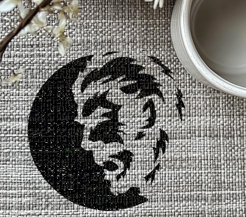 [20Pcs Set] Wolfman Stencil for Painting, Plastic Reusable 5.5" L x 5.5" W – Ideal for DIY Crafts stencil photo 4