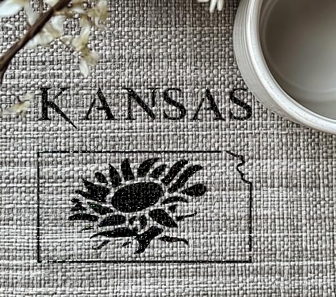 [20Pcs Set] KC Sunflower Stencil for P0ainting - Plastic Reusable 5x6 inch stencil photo 3