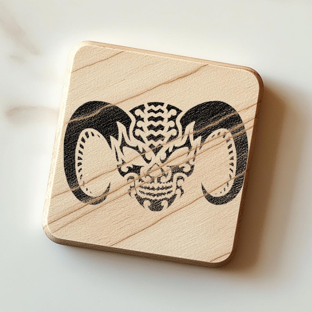 [20Pcs Set] Demon Stencil for Painting - Plastic Reusable 8" L x 5" W stencil photo 6