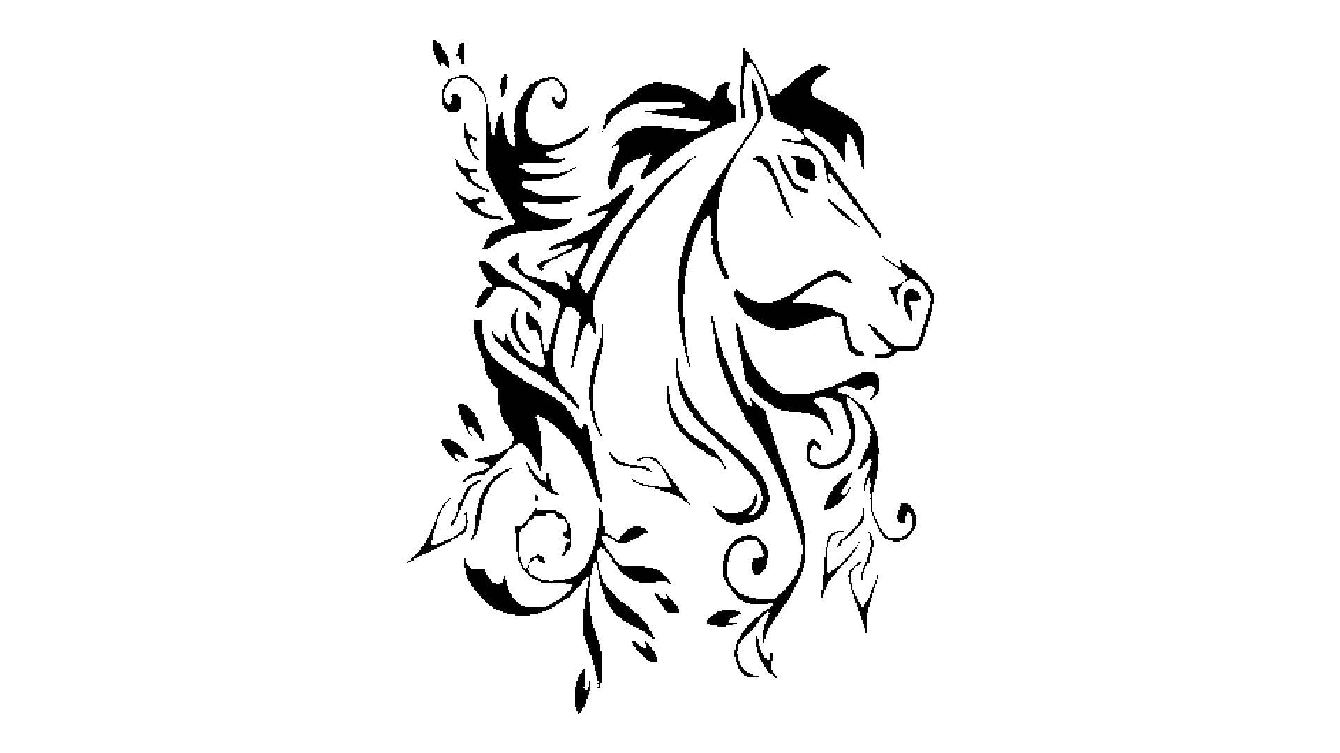 Horse Stencil, Reusable Plastic Template, 8x10 Inch, Durable for Equestrian Crafts and Farmhouse reusable Mylar wall painting stencil