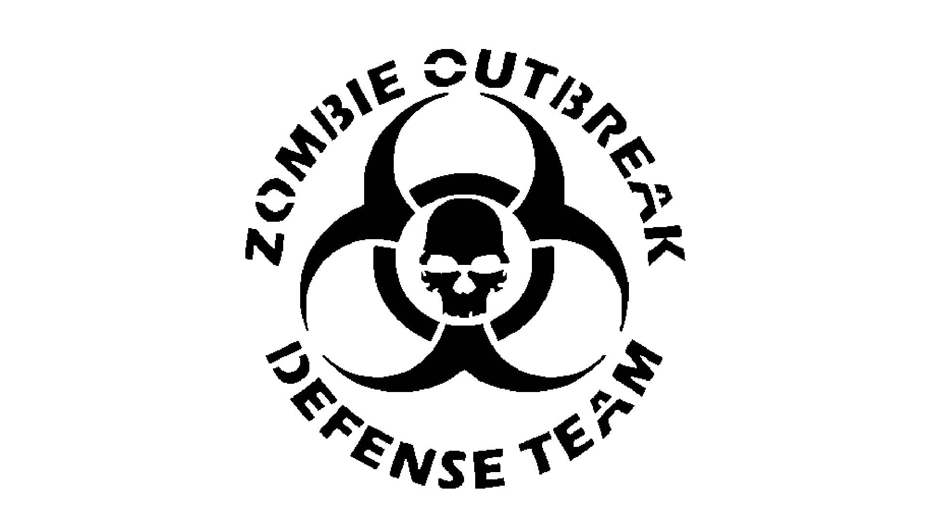 Zombie Outbreak Stencil, Reusable Plastic Template, 5.5x5.5 Inch, Durable for Halloween Crafts and reusable Mylar wall painting stencil