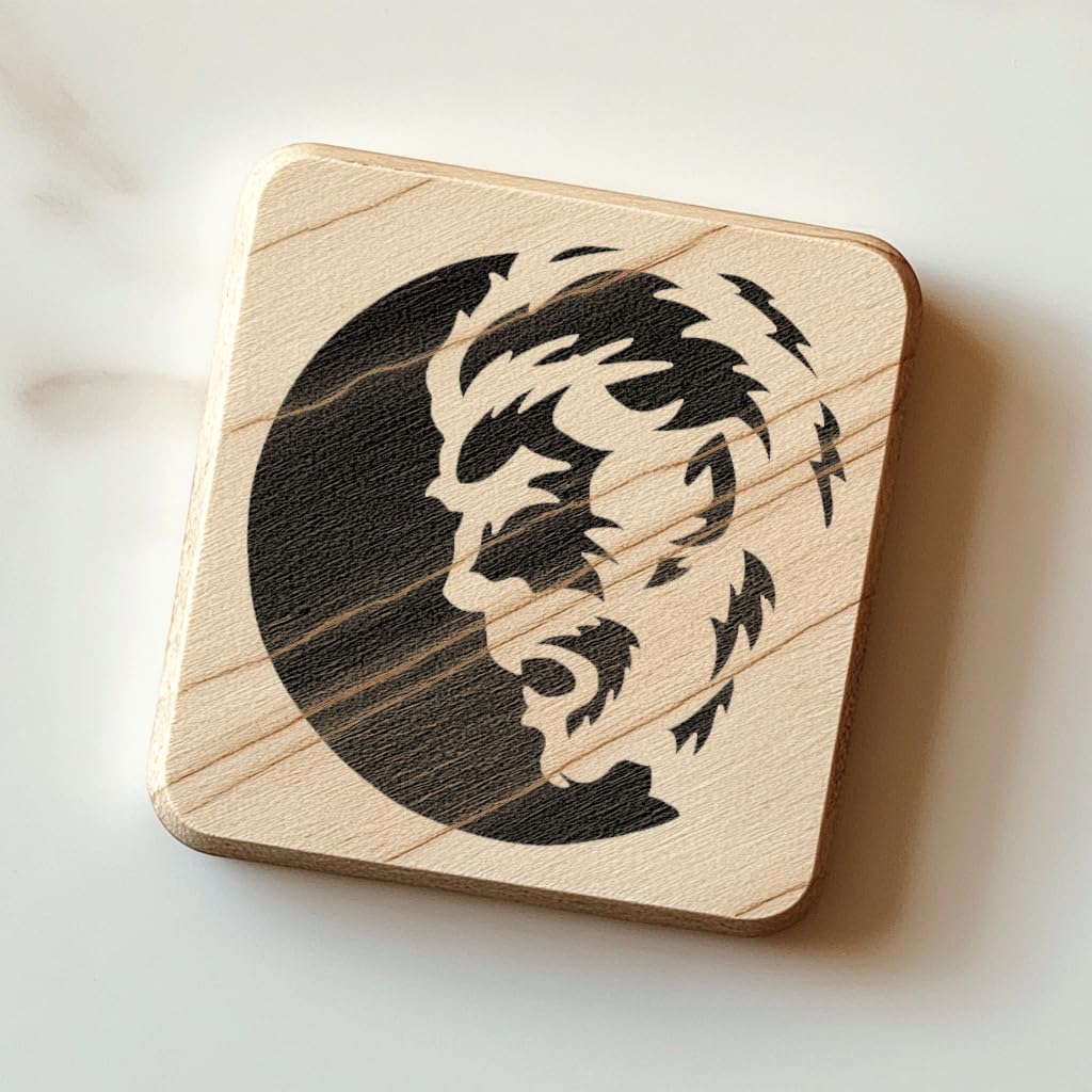 [20Pcs Set] Wolfman Stencil for Painting, Plastic Reusable 5.5" L x 5.5" W – Ideal for DIY Crafts stencil photo 3