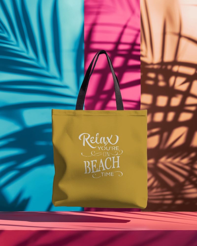 Relax You're on Beach Time Stencil, Reusable Plastic Template, 5.5x5.5 Inch, Durable for Coastal stencil photo 5