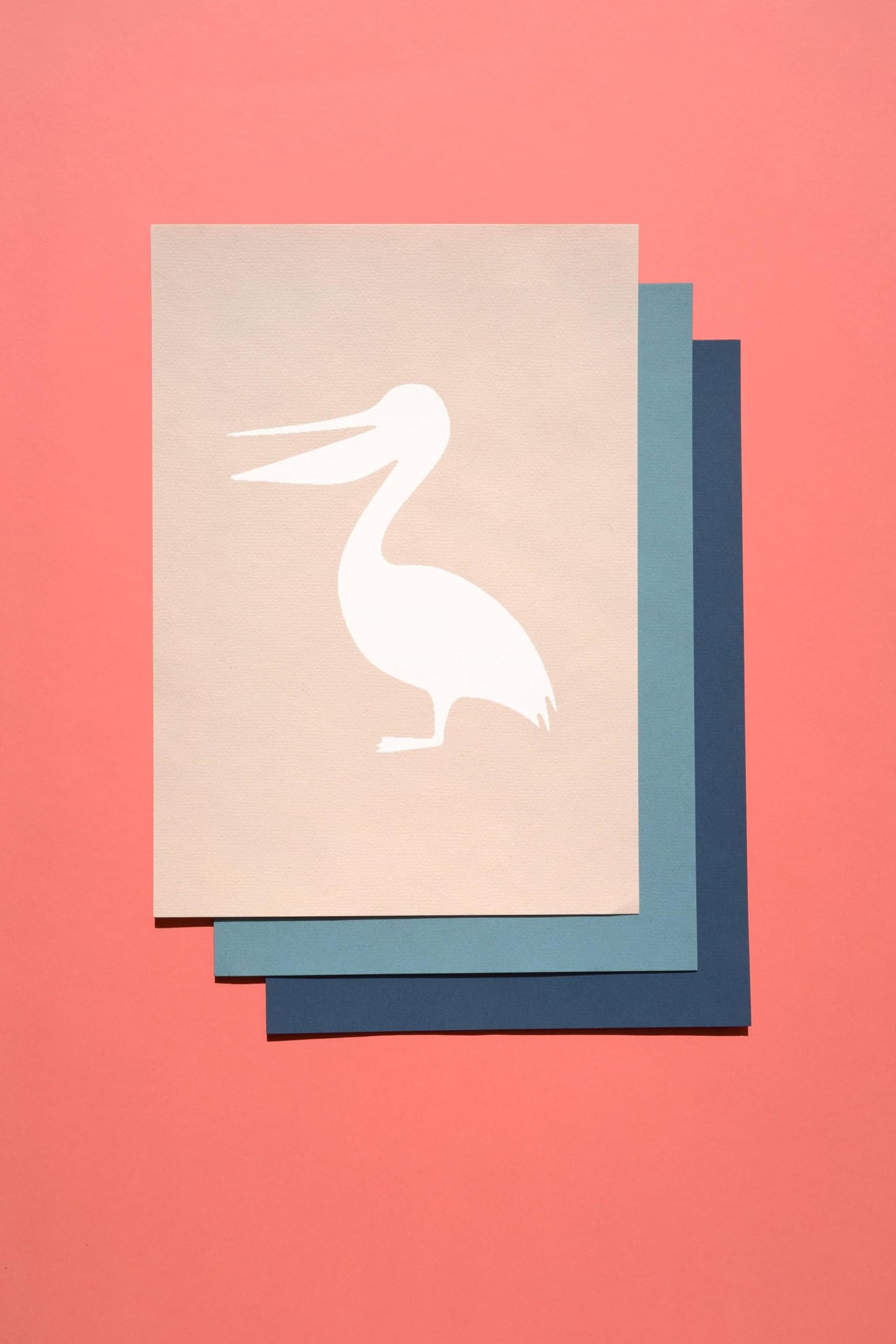 Pelican Stencil, 4-Inch, Reusable Plastic, Coastal Bird Crafting and Home Decor, DIY Nature stencil photo 4
