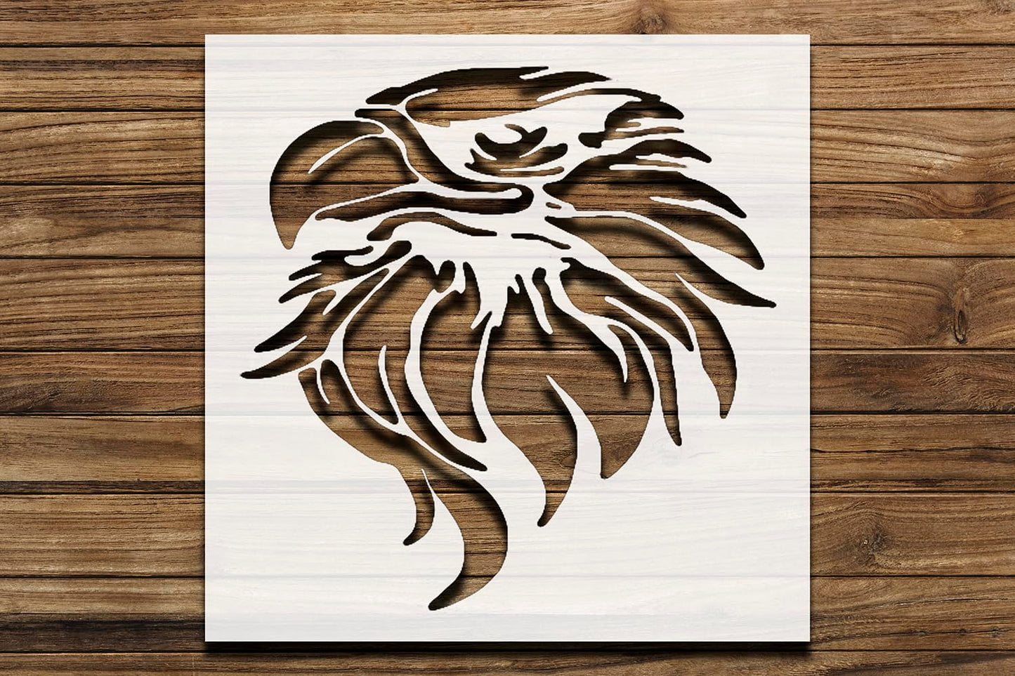 Eagle Stencil for Painting, Plastic Reusable 8x8 Inch – Perfect for Crafts, Art Projects, and Home reusable Mylar wall painting stencil